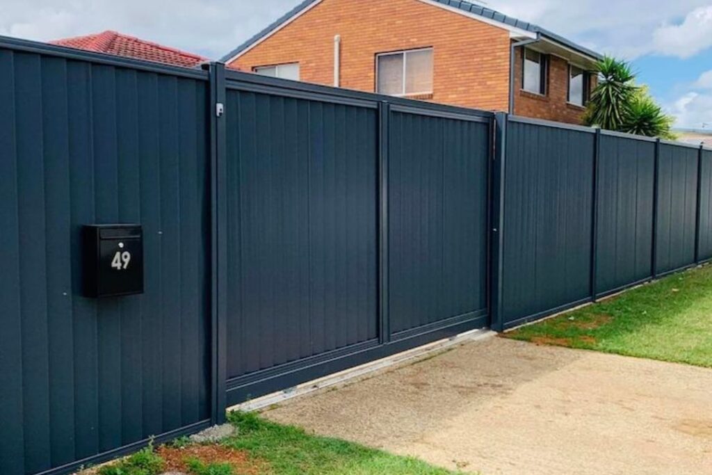 Colorbond fencing for front yard