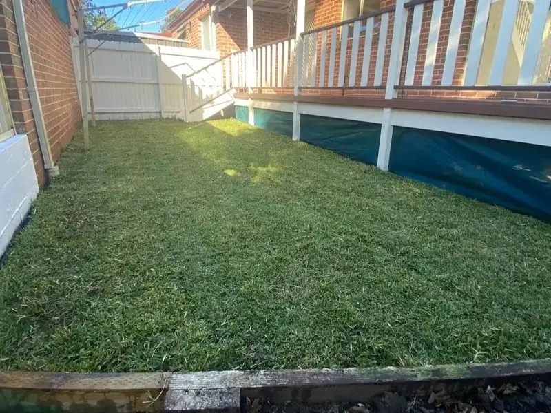 after grass installation Pendle Hill