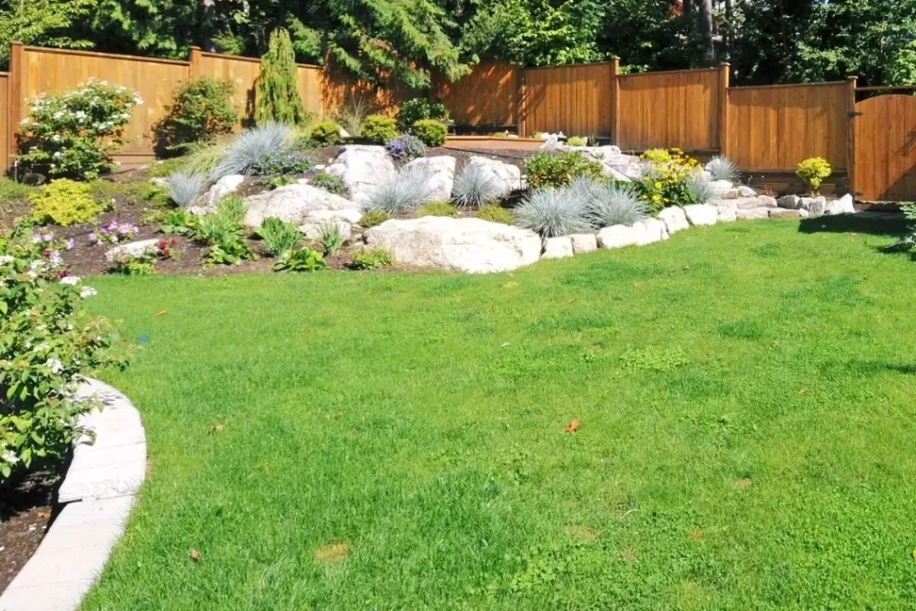 sloped yard landscaping